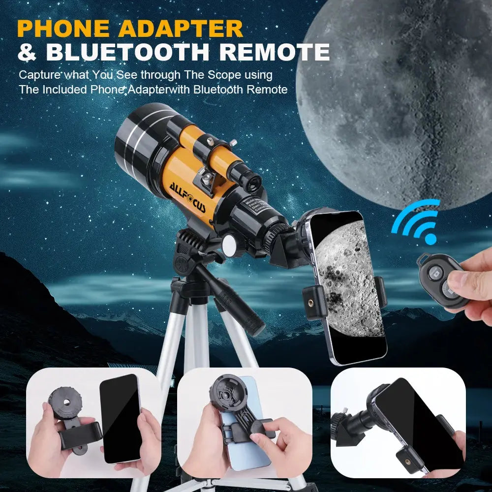 ALLFOCUS Astronomical Telescope  150X Torange