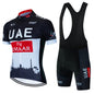 2025 UAE Cycling Jersey Set MTB Uniform Bike Clothing Summer Breathable Bicycle Shirt Ropa Ciclismo Bib Pants Maillot Ciclismo Torange