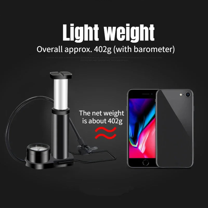 Bicycle Mini Pump 160PSI MTB Bike Manual Air Pump Balloon Tire Inflator Schrader Valve Floor Pump Cycling Accesoriess Torange