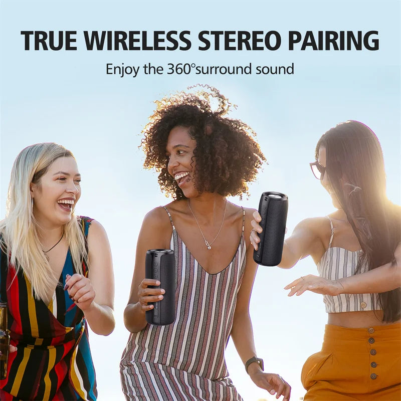ZEALOT S51 Powerful Bluetooth Speaker Bass Wireless Speakers Subwoofer Waterproof Sound Box Support TF, TWS, USB Flash Drive