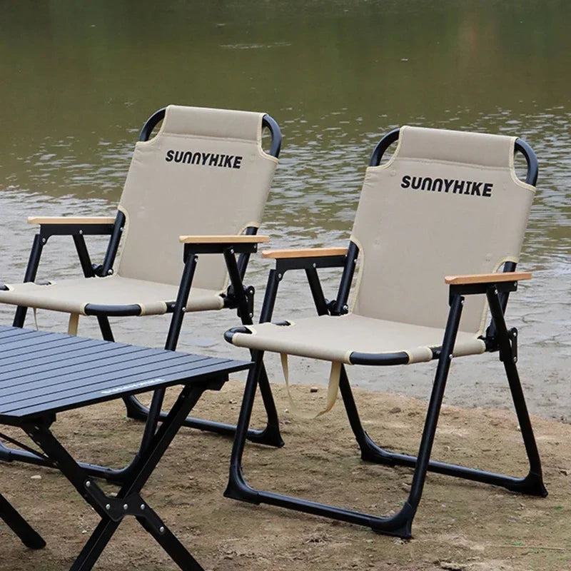 Outdoor Camping Portable Folding Chair Oxford Fabric Picnic Furniture Fishing Chair Modern Travel Beach Sun Lounger