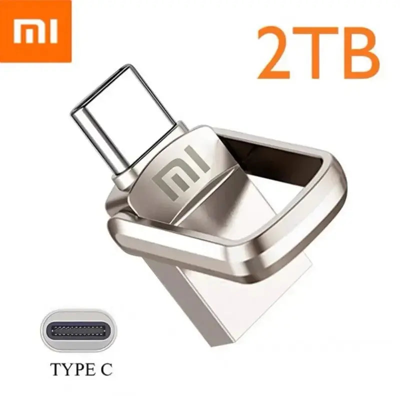 Xiaomi U Disk 2TB USB 3.1 Type-C Interface 1TB 256GB 128GB 512GB Mobile Phone Computer Mutual Transmission Portable USB Memory - Torange