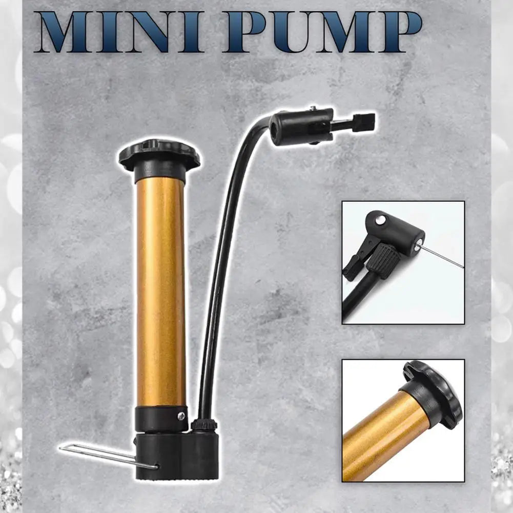 Mini Bicycle Pump Manual Inflator Device Bike Wheel Pumping Accessories Portable Basketball Cycling Ball Football A P2f0