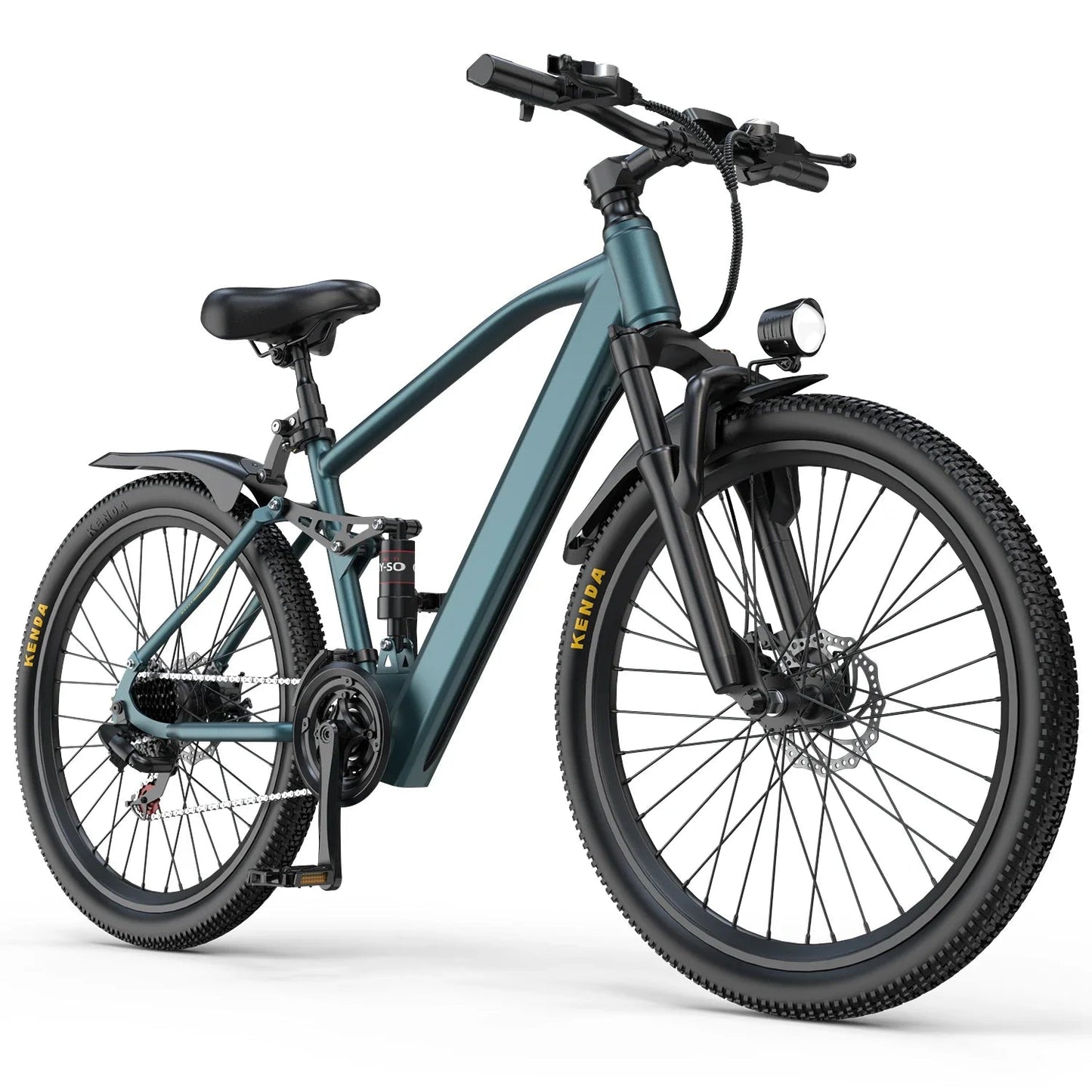 Aairsk GT900 Ebike 250W Motor 36V 13AH Battery Electric Bicycle Mountain OffRoad Full Suspension Adult 26Inch Tire Electric Bike Torange