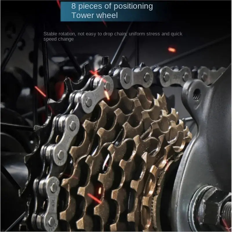 FJ Bend High Carbon Steel Variable Speed Wind Shock Absorber Road Bike Torange