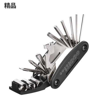 Mountain Bicycle Tools Bike Bicycle Repair Tools Kit Hex Spoke Wrench Mountain Cycle 16 in 1 Screwdriver Sets  Riding Aquipmen Torange