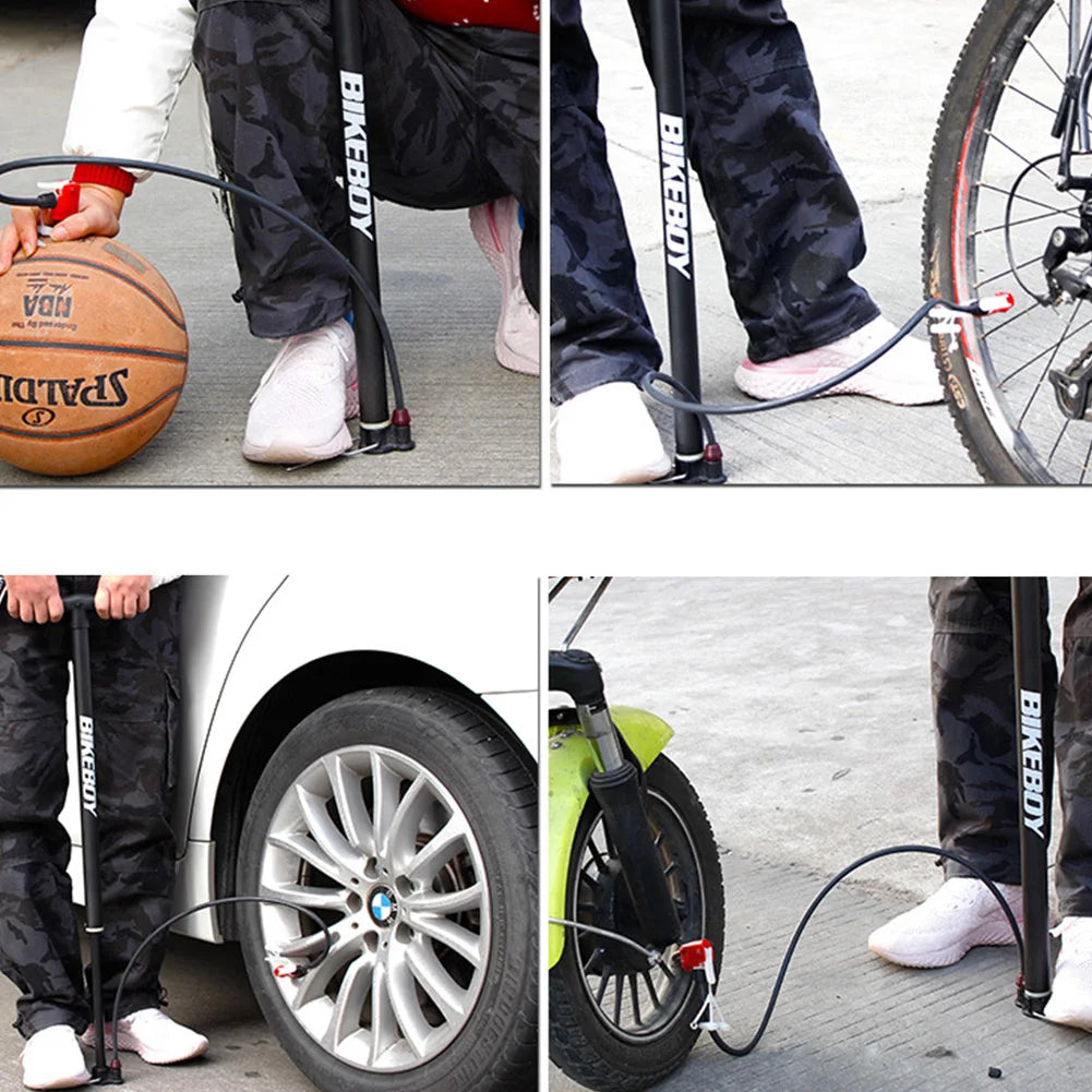Bikeboy Air Pump Mini Bike High Pressure Air Pump Basketball Bicycle Tyre Portable Inflator
