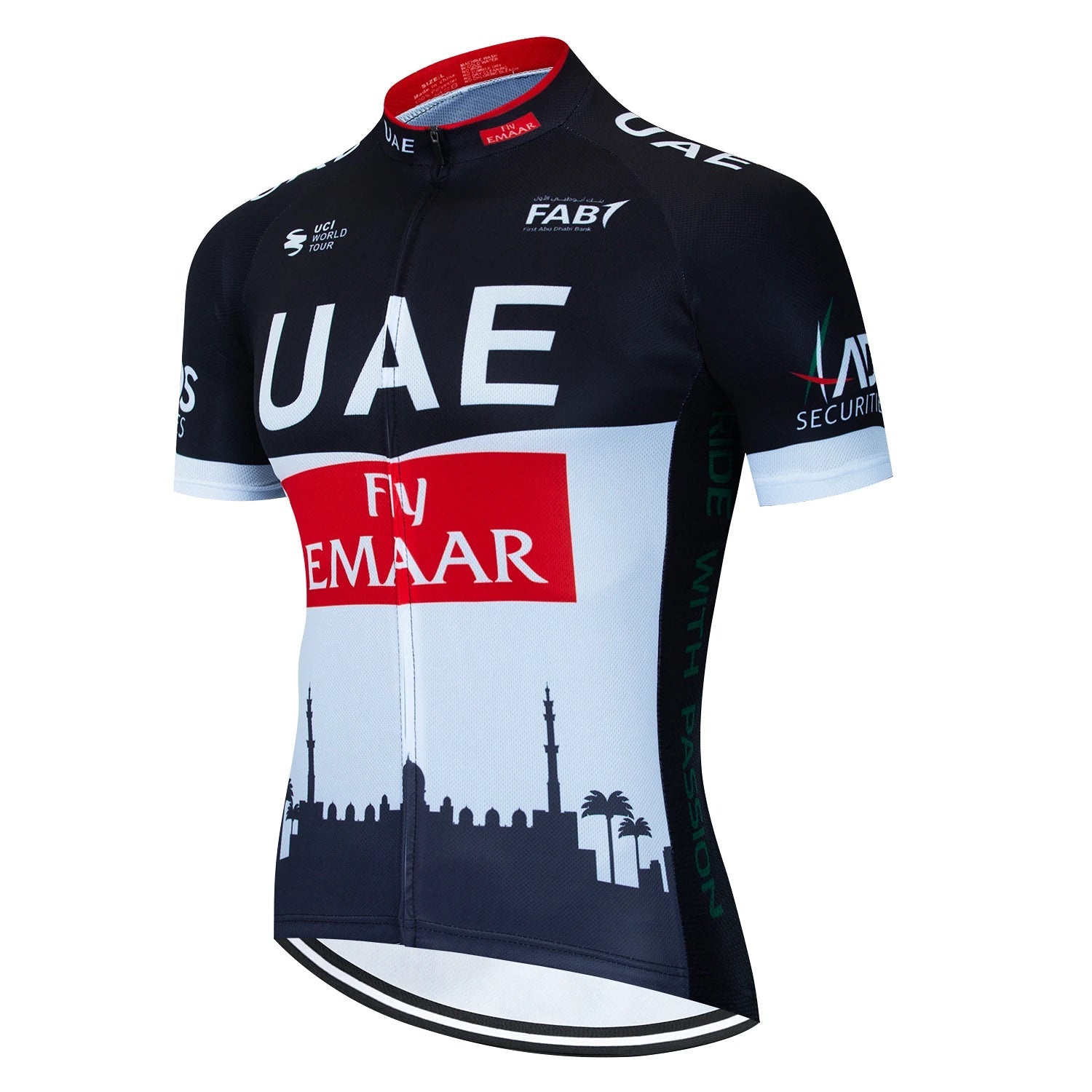 2025 UAE Cycling Jersey Set MTB Uniform Bike Clothing Summer Breathable Bicycle Shirt Ropa Ciclismo Bib Pants Maillot Ciclismo Torange
