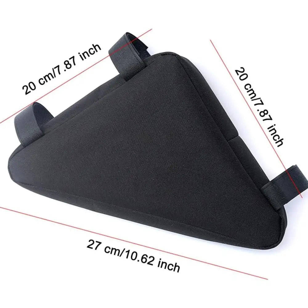 DOMEN Bicycle Triangle Bag Bike Frame Front Tube Waterproof Bag Bike Top Tube Bag Bicycle Storage Bag Bicycle Accessories Torange