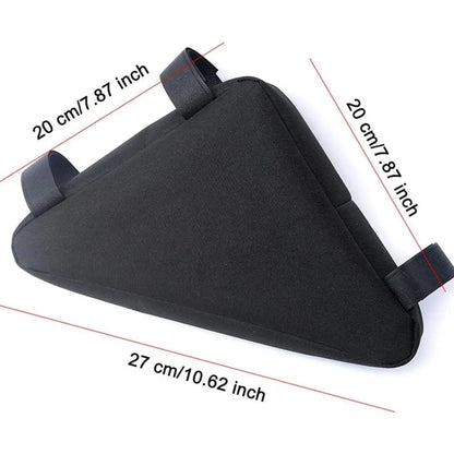 DOMEN Bicycle Triangle Bag Bike Frame Front Tube Waterproof Bag Bike Top Tube Bag Bicycle Storage Bag Bicycle Accessories Torange