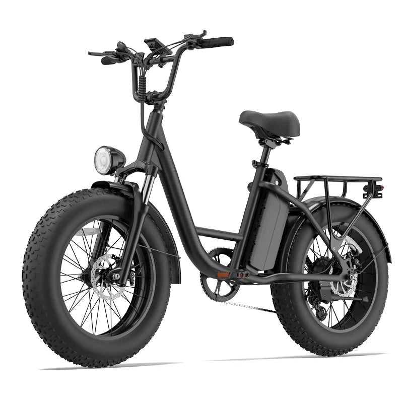 URLIFE E20Pro Adult 1500W Peak Power Motor 48V15.6Ah Battery Electric Bicycle E-bike 20*4Inch All Terrain Fat Tire Electric Bike Torange