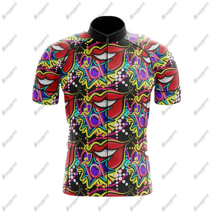 Comics Team Men Cycling Jersey MTB Maillot Bike Shirt Downhill Jersey High Quality Pro Team Tricota Mountain Bicycle Clothing Torange