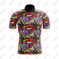Comics Team Men Cycling Jersey MTB Maillot Bike Shirt Downhill Jersey High Quality Pro Team Tricota Mountain Bicycle Clothing Torange