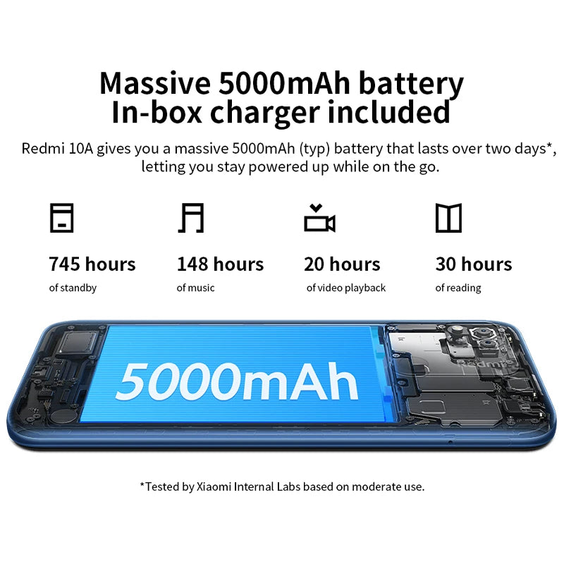 Xiaomi Redmi 10A 4GB+64GB Smartphone MTK Helio G25 6.53" 5000mAh - Torange
