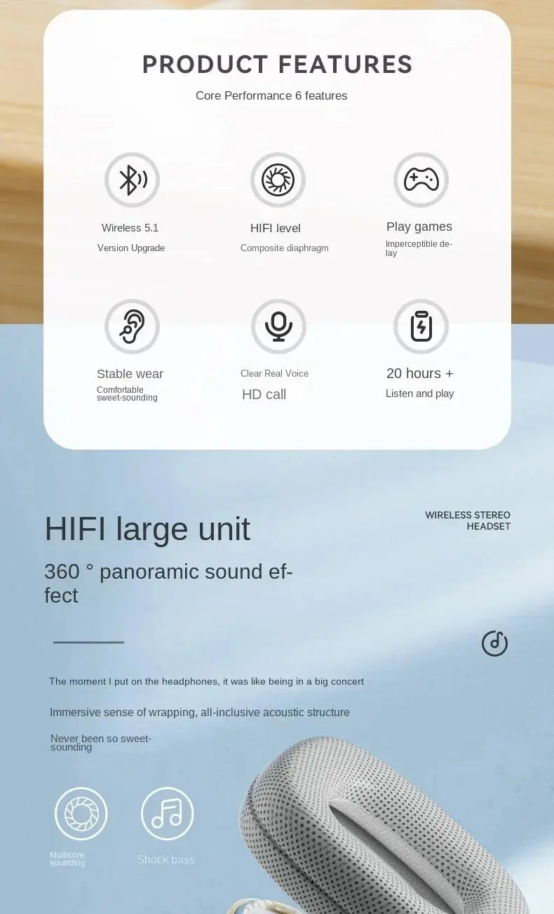 NEW P9 Pro Max Air Wireless Bluetooth Headphones Noise Cancelling Earphones Mic Pods Over Ear Sports Gaming Headset For Apple Torange