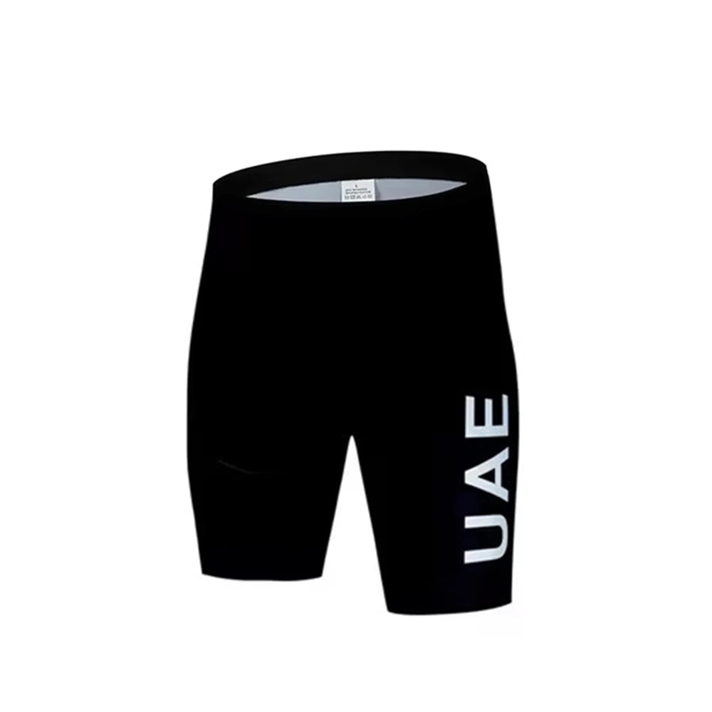 UAE Summer Cycling Jersey Set Men's Cycling Clothing Bicycle Short Sleeve Road Bike Clothes Suit Mtb Maillot Culotte Ciclismo Torange