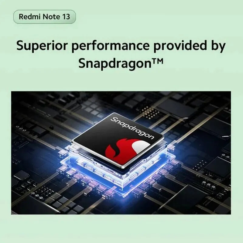 Xiaomi Redmi Note 13 4G Mobile Phone 6.67" AMOLED Screen 120Hz Snapdragon 685 Octa Core CPU 108MP Triple Camera - Torange