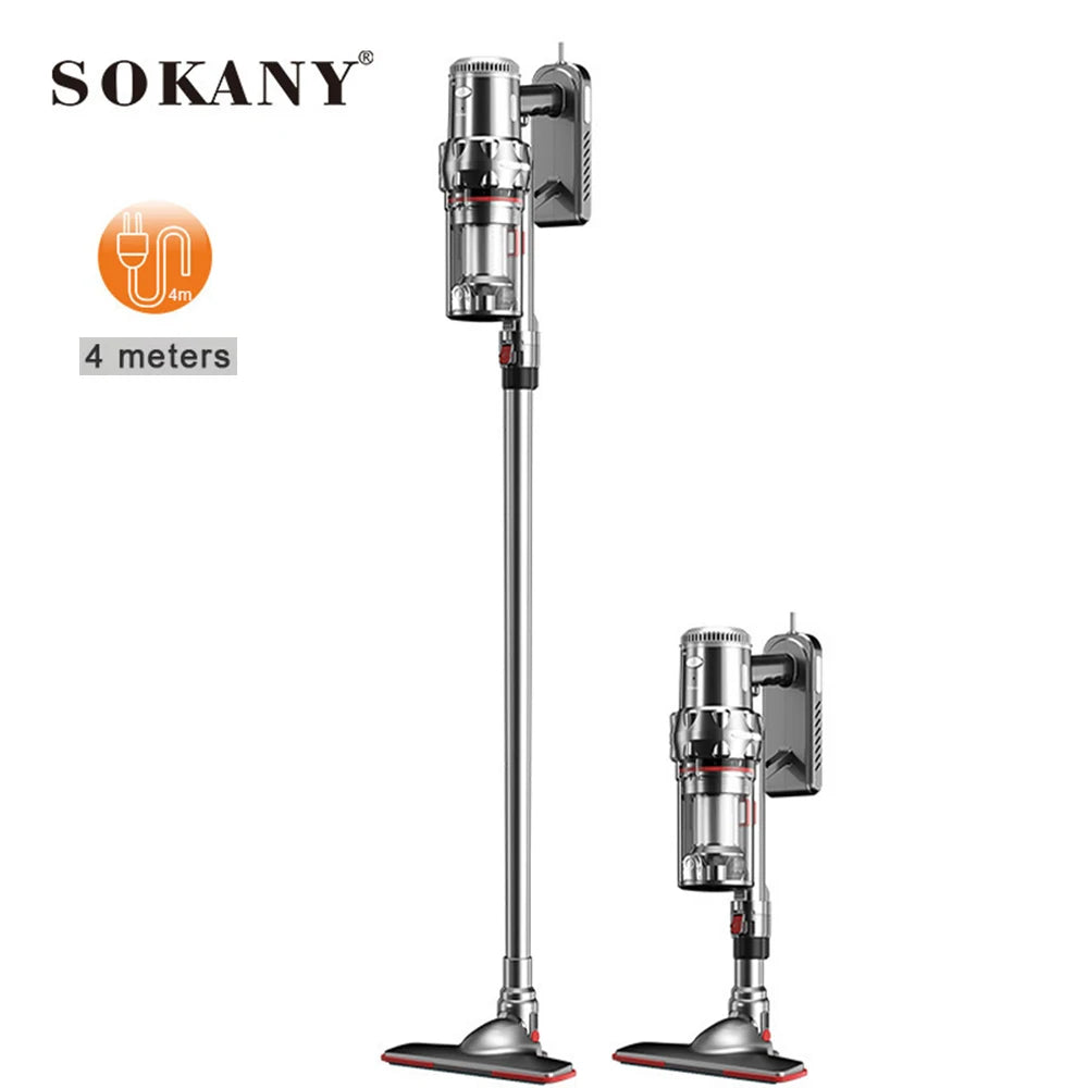 4m Long Wire 2000W High Suction Power Pet Handhold Upright Vacuum Cleaner Third Gear Adjustment Cleaning Machine Home Appliance