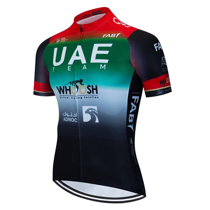 2025 UAE Cycling Jersey Set MTB Uniform Bike Clothing Summer Breathable Bicycle Shirt Ropa Ciclismo Bib Pants Maillot Ciclismo Torange