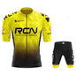 2026 Rvouei Team Cycling Jersey Set Summer Breathable Road Bicycle Suit Riding Uniform Bike MTB Clothing New Sports Cycling Kits Torange