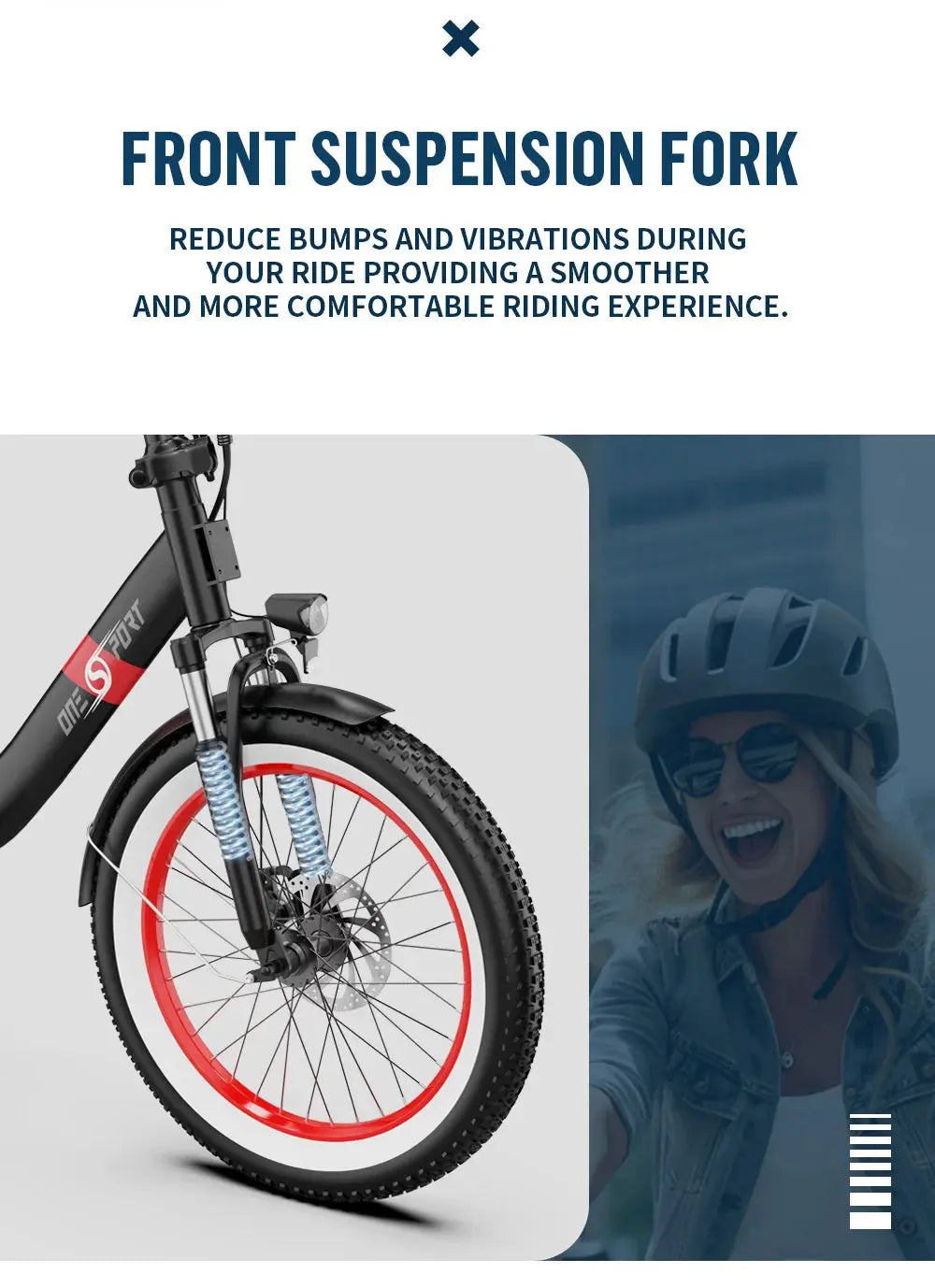 ONESPORT OT16-2 Folding E-Bike, 20'' Tires, 250W Motor, 48V 17Ah Battery, Shimano 7-Speed, 25km/h, Disc Brakes Torange