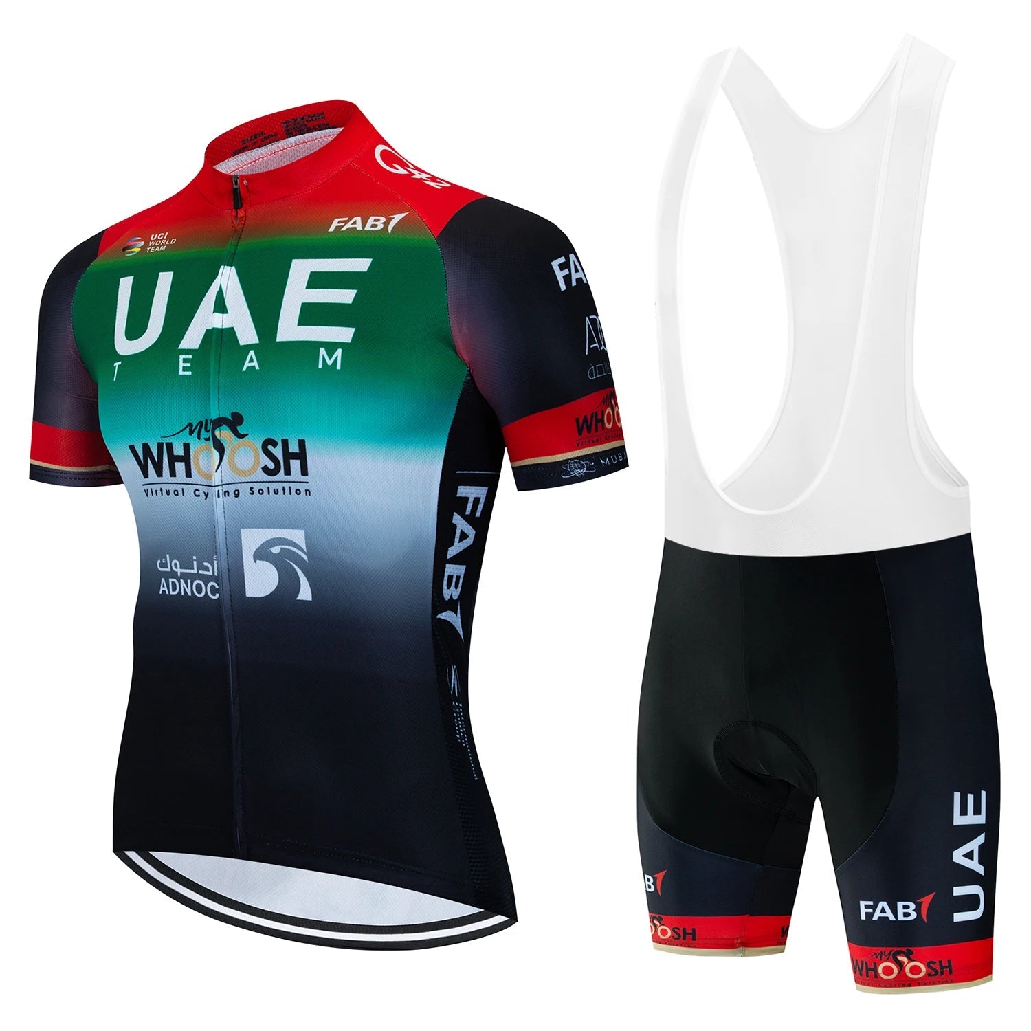 2025 UAE Cycling Jersey Set MTB Uniform Bike Clothing Summer Breathable Bicycle Shirt Ropa Ciclismo Bib Pants Maillot Ciclismo Torange