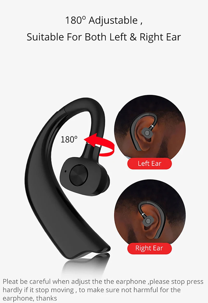 Business Bluetooth Earphone HIFI Sound Quality Noise Cancelling Long Standby Wireless Headphone Gaming Music Headset With HD Mic