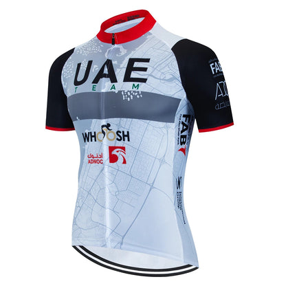 2025 UAE Cycling Jersey Set MTB Uniform Bike Clothing Summer Breathable Bicycle Shirt Ropa Ciclismo Bib Pants Maillot Ciclismo Torange