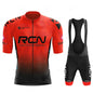 2026 Rvouei Team Cycling Jersey Set Summer Breathable Road Bicycle Suit Riding Uniform Bike MTB Clothing New Sports Cycling Kits Torange