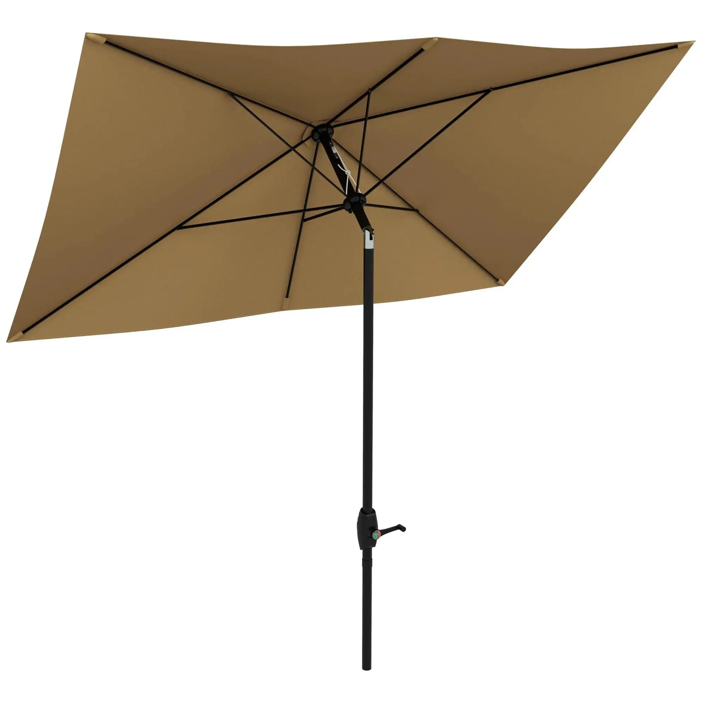 Outsunny Garden Parasol Rectangular Umbrella Only  2m x 3m DS