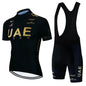 2025 UAE Cycling Jersey Set MTB Uniform Bike Clothing Summer Breathable Bicycle Shirt Ropa Ciclismo Bib Pants Maillot Ciclismo Torange