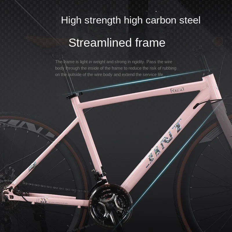 High Carbon Steel Road Bike