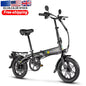 E-Bike SAMEBIKE YINYU14-T 350W Motor 36V7.8AH Lithium Battery City Commuting Electric Bicycle Adult 14 Inch Tire Electric Bi Torange