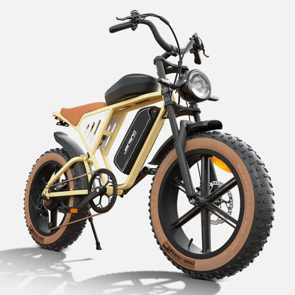 Electric Bike JANSNO X70 750W Brushless Motor 48V34AH Dual Battery Adult Electric Bicycle 20*4.0 Inch Fat Tire Mountain E-bike Torange