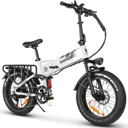 SAMEBIKE Electric Bike 1000W Powerful Motor 48V15AH Battery Adult Travel Electric Bicycle 20*4 In Fat Tire City Commuting E-bike Torange