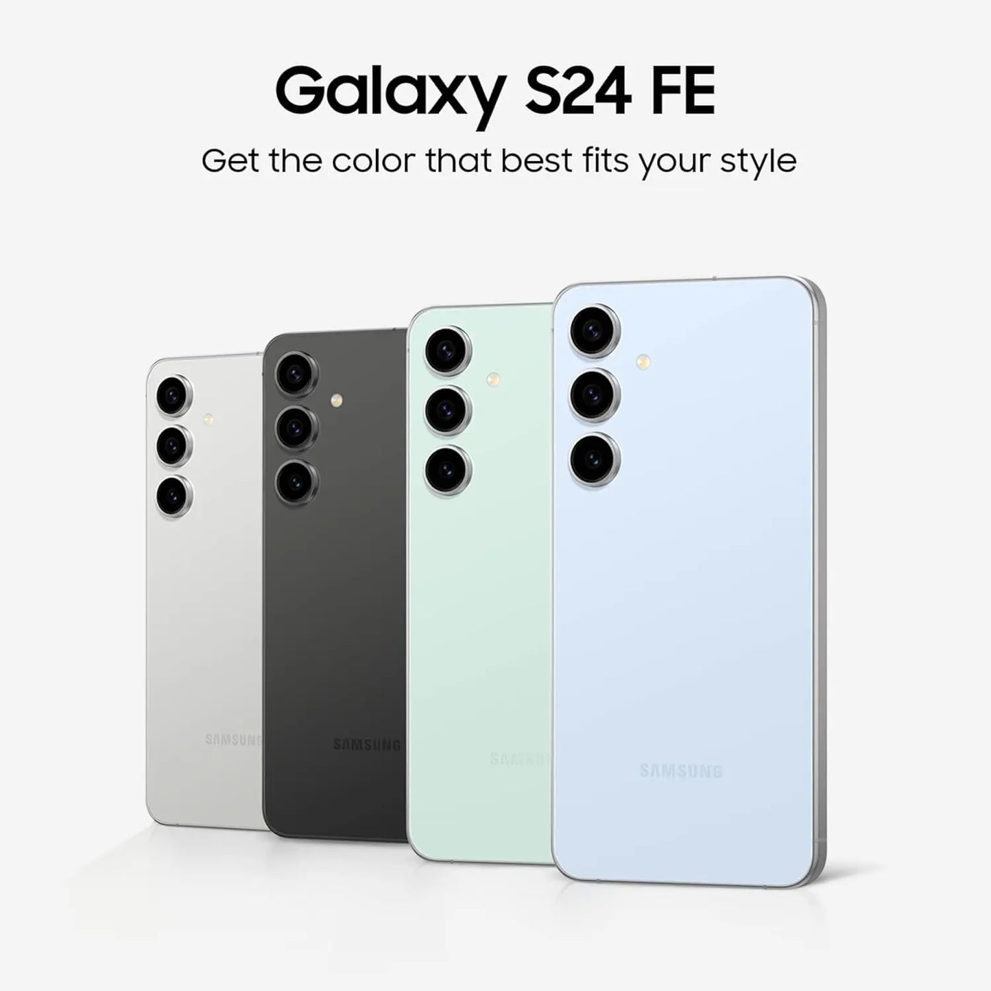 2024 New Samsung Galaxy S24 FE Exynos 2400e 6.7"120Hz AMOLED Display High-Res 50MP Camera Android14 Samsung S24 FE AI Smartphone
