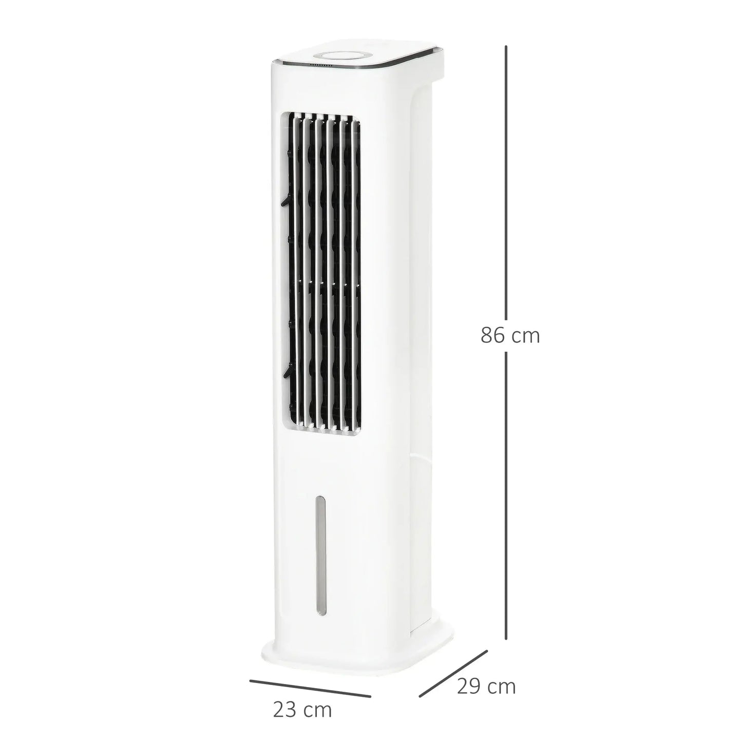 💨 HOMCOM Ice Cooling Tower Fan – Oscillating Air Cooler with Timer (White) DS