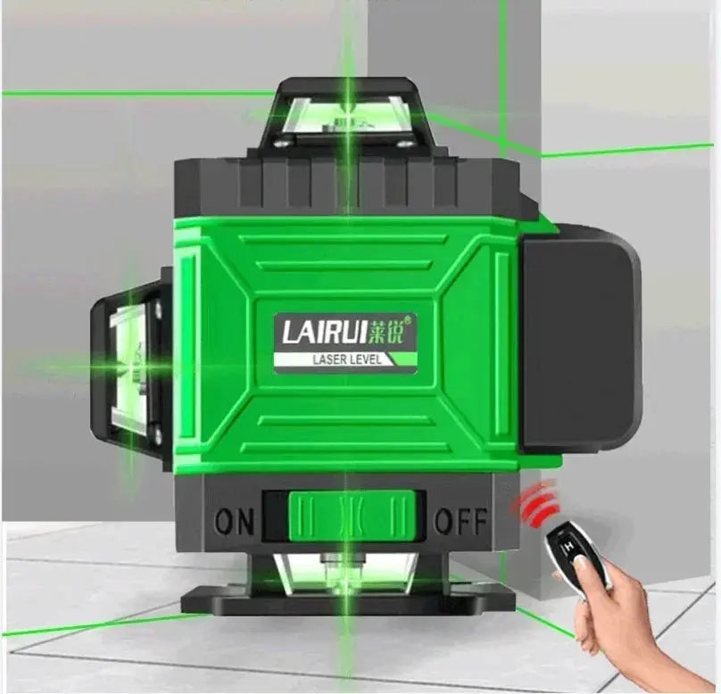 High Precision360° Self-leveling Laser Level Instrument with 3000mAh Battery High Power Green Laser 3D/4D 12/16 Lines Laser Vert Torange