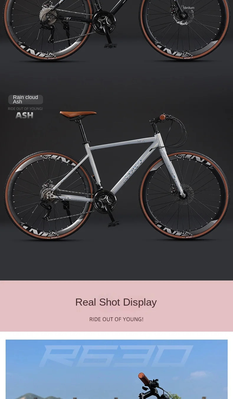 High Carbon Steel Road Bike