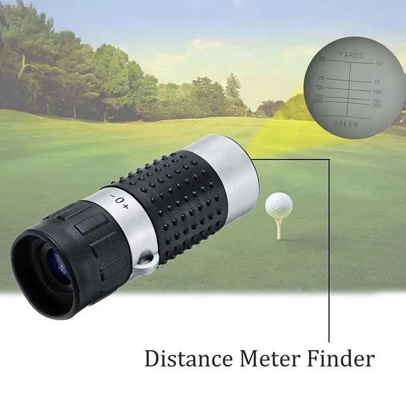 Retail 7X18 163M/1000M Golf Monocular Rangefinder Distance Meter Finder Pocket-Scope Range Sightseeing Surveillance Races Torange