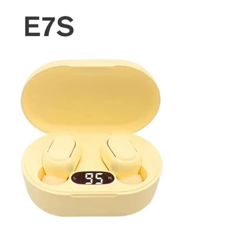 Original E7S Wireless Bluetooth Headset with Mic LED Display Earbuds for iPhone Xiaomi TWS Earphone Bluetooth Headphones earbuds Torange