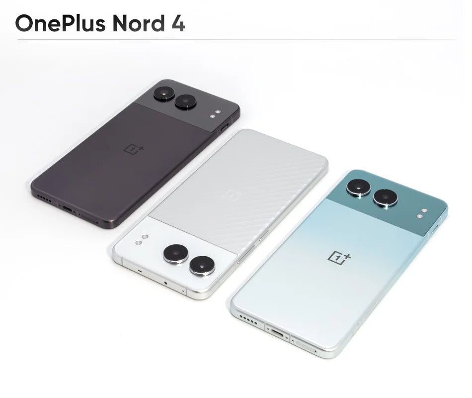2024 New OnePlus Nord 4 Global Version Snapdragon 7+ Gen 3 6.74"120Hz Fluid AMOLED 50MP SONY Dual Cameras 5500mAh 100W SUPERVOOC