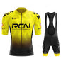 2026 Rvouei Team Cycling Jersey Set Summer Breathable Road Bicycle Suit Riding Uniform Bike MTB Clothing New Sports Cycling Kits Torange