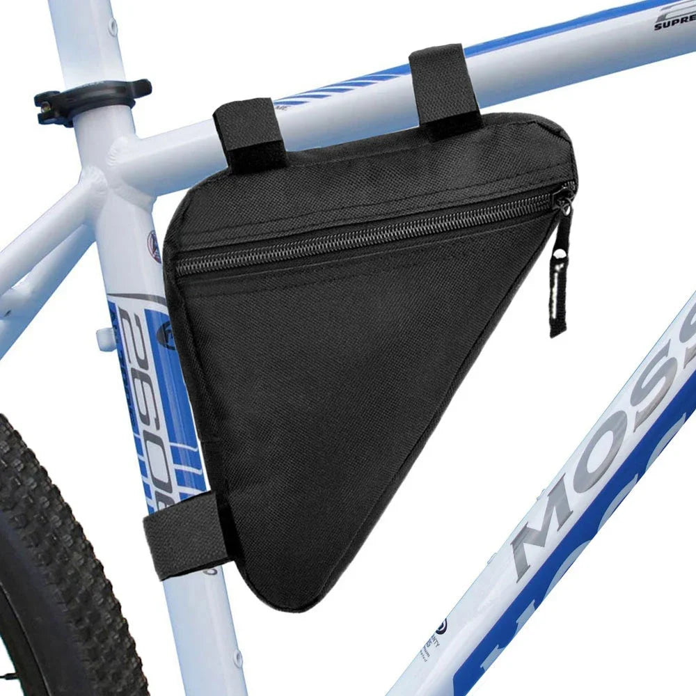 DOMEN Bicycle Triangle Bag Bike Frame Front Tube Waterproof Bag Bike Top Tube Bag Bicycle Storage Bag Bicycle Accessories Torange
