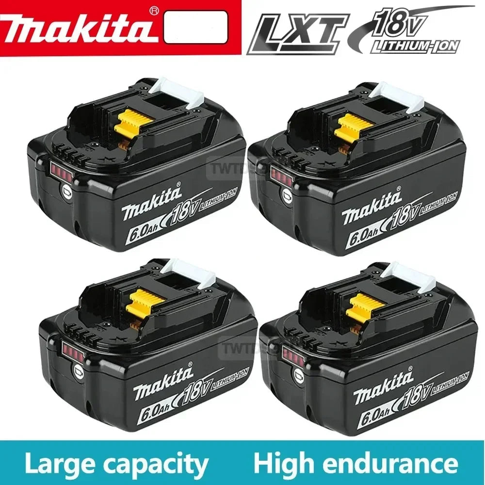 Original Makita 6Ah/5Ah/3Ah for Makita 18V Battery BL1830B BL1850B BL1850 BL1840 BL1860 BL1815 Replacement Lithium Battery