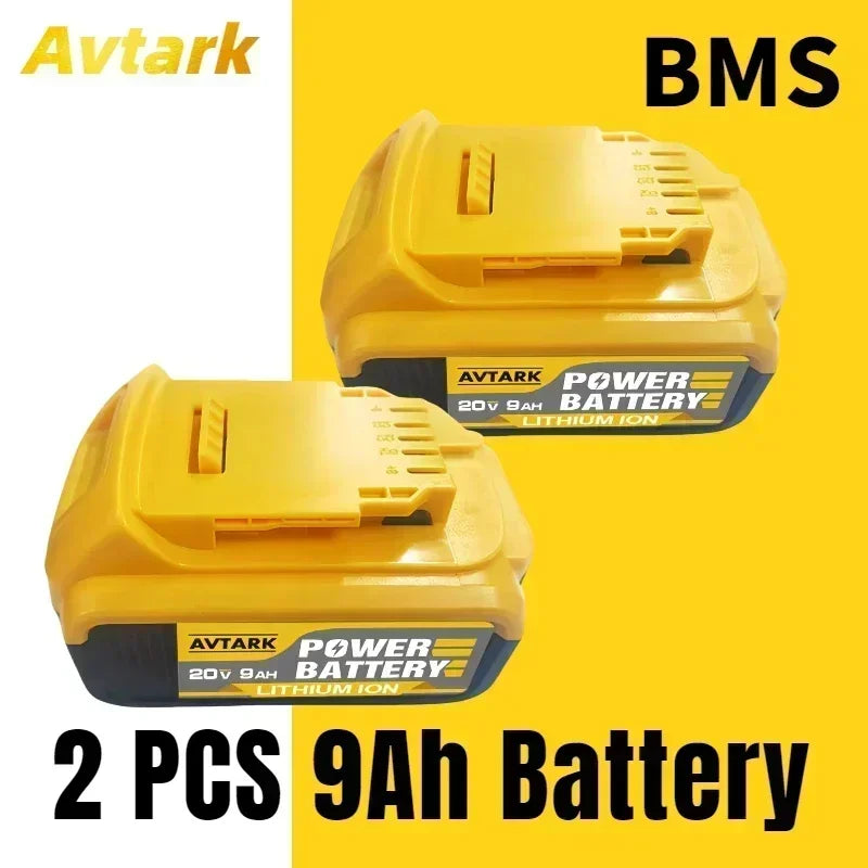 100% Original DCB200 12.0Ah Replacement 20V Battery For Dewalt  replacing lithium batteries 18V DCB184 DCB206 DCB205 DCB204-2