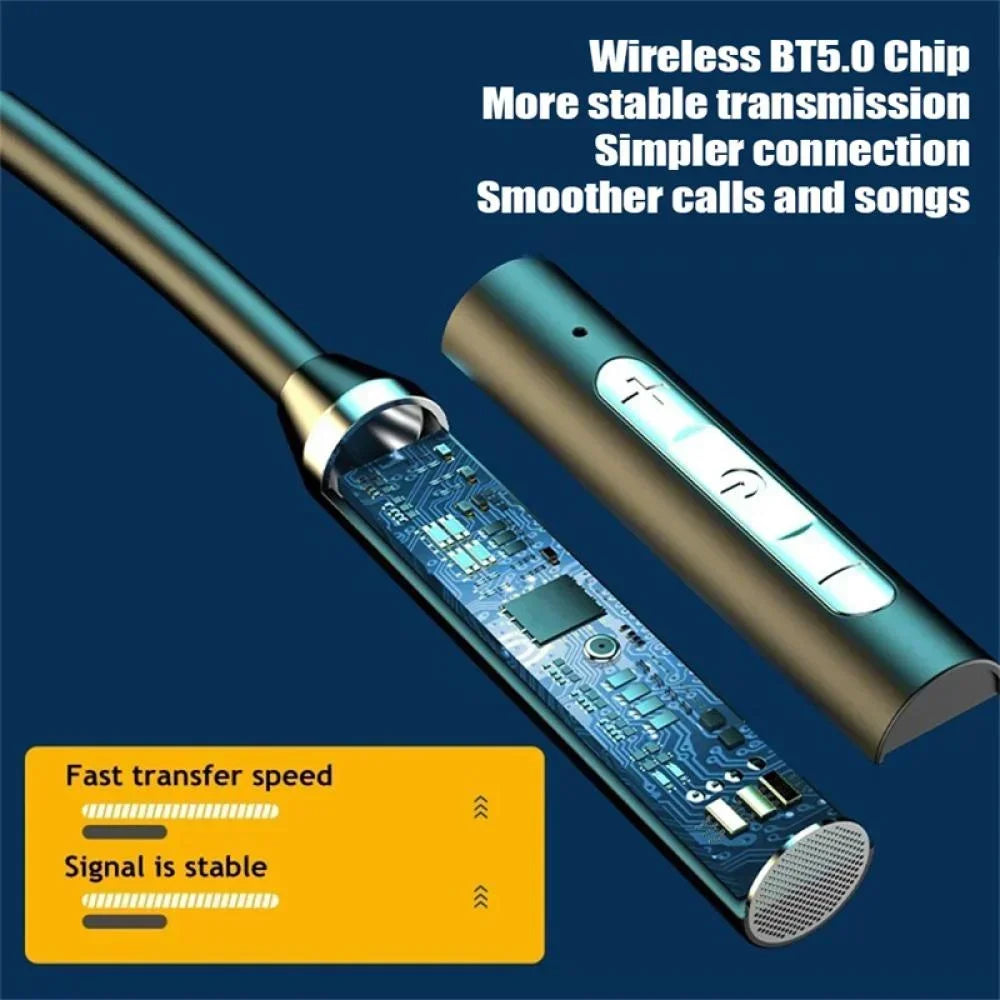 K58 Wireless Headphones Bluetooth Neckband Magnetic Earphones Sport Running Earbuds Waterproof Bluetooth 5.0 Headset With Mic