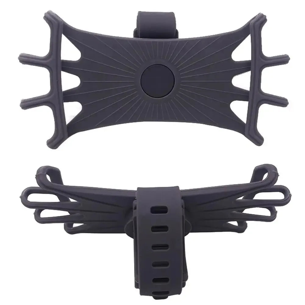 360 Rotatable Bicycle Phone Holder Silicone Motorcycle Stand Bracket GPS Support For Iphone 11 Xiaomi 10 Huawei P40 Torange