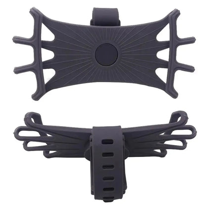 360 Rotatable Bicycle Phone Holder Silicone Motorcycle Stand Bracket GPS Support For Iphone 11 Xiaomi 10 Huawei P40 Torange