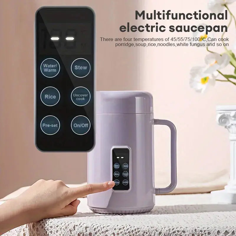 220V /110V Fully Automatic Mini Stew Pot Porridge Pot Household Electric Stew Pot Ceramic BB Soup Porridge Cooker EU/US Plug DS
